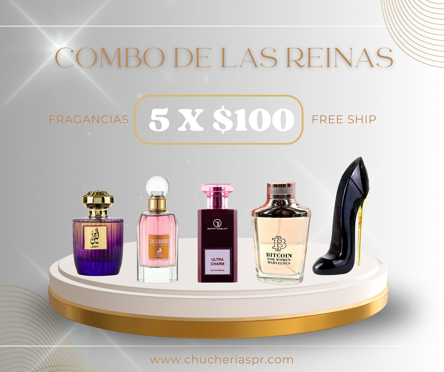 Combo de las Reinas II 5 x $100