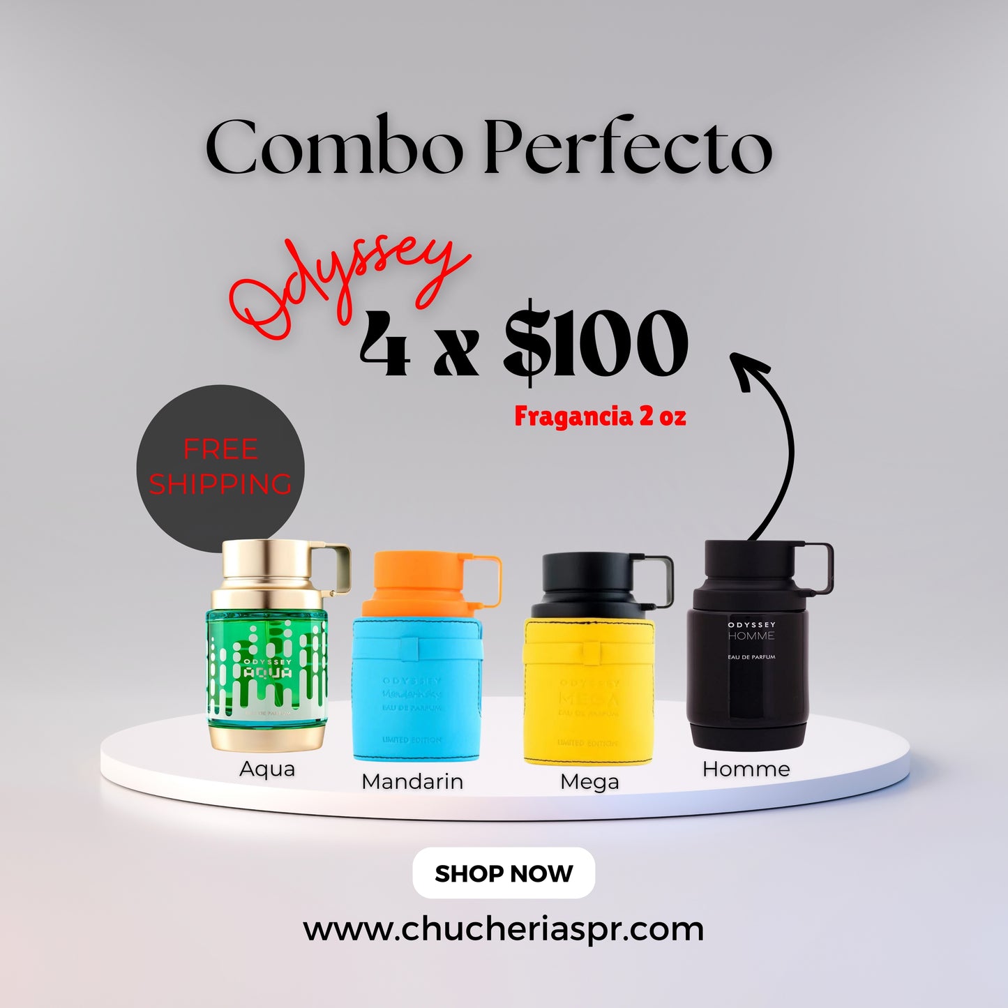 Combo Perfecto 4 x $100 Odyssey Edition