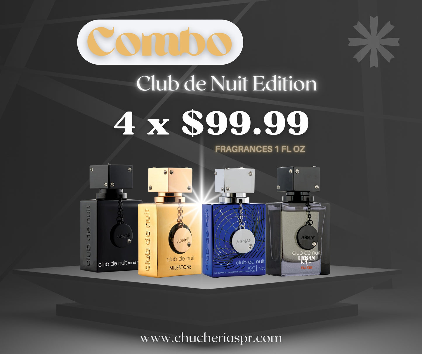 Combo 4 x $99.99 Club de Nuit Edition
