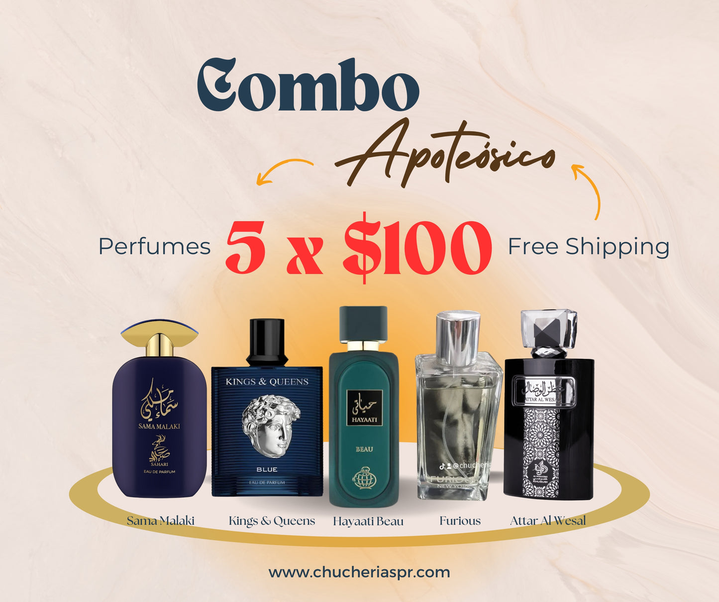 COMBO APOTEÓSICO 5 x $100