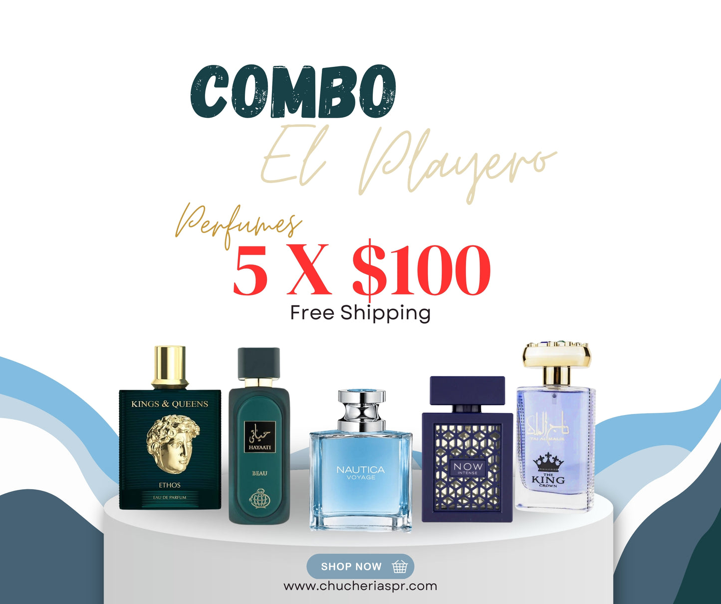 COMBO EL PLAYERO 5 x $100