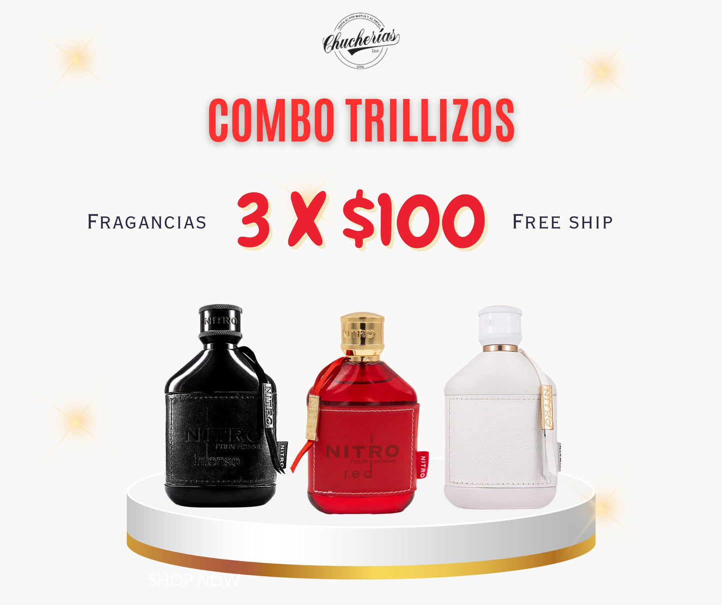 Combo Trillizos 3 x $100 !
