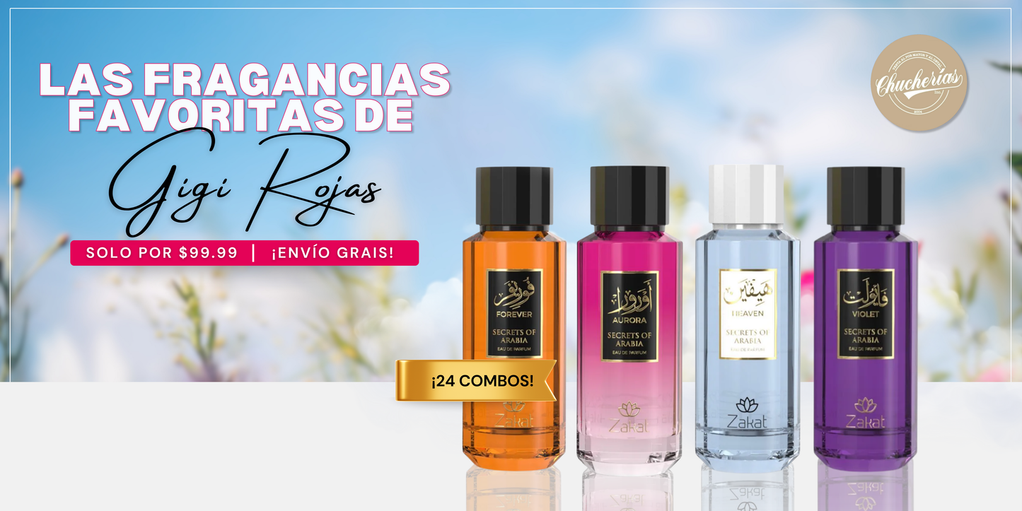 Combo “Las fragancias Favoritas de Gigi Rojas”