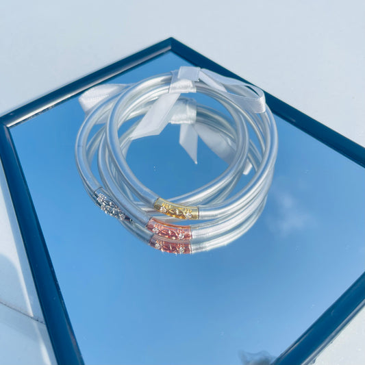 Fancy Jelly Bangles Set