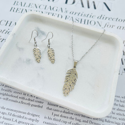 Leaf Silver Set