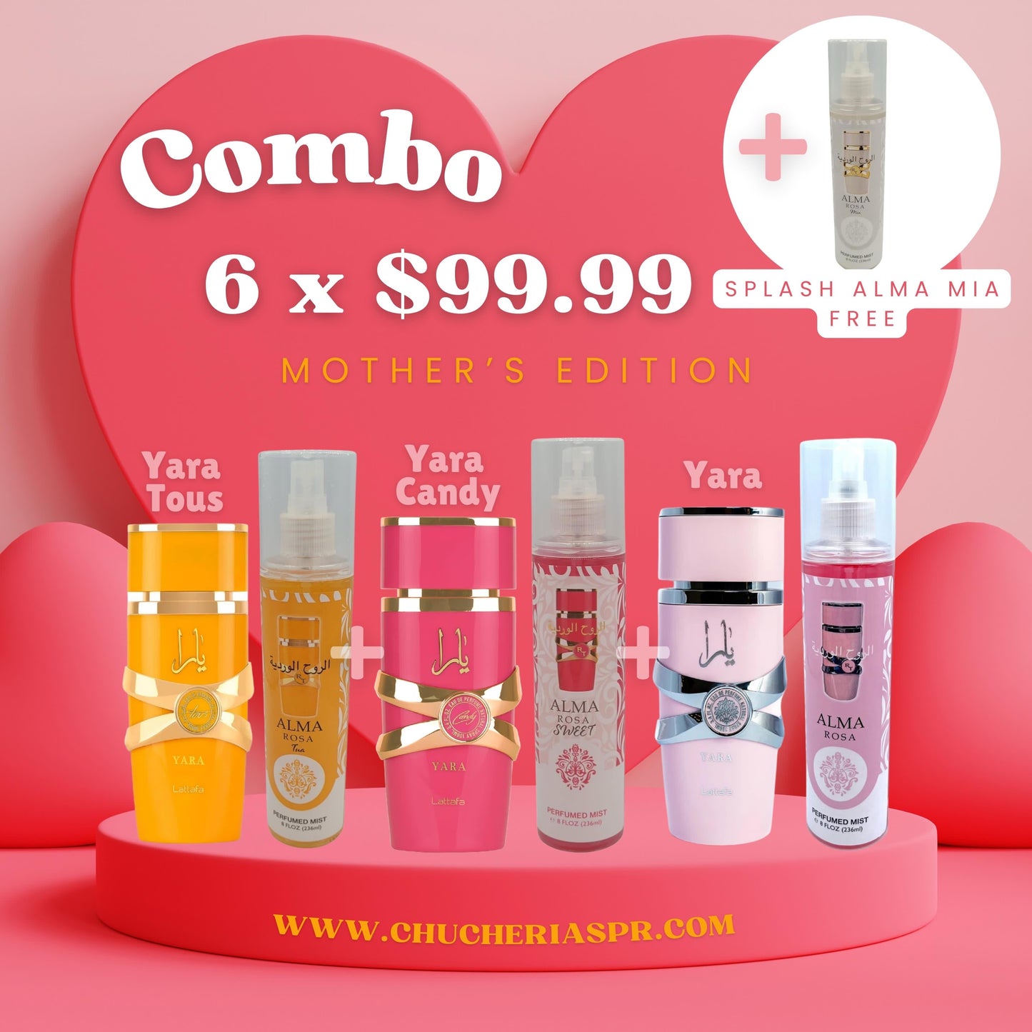 Combo 6 x $99.99 Mother’s Edition