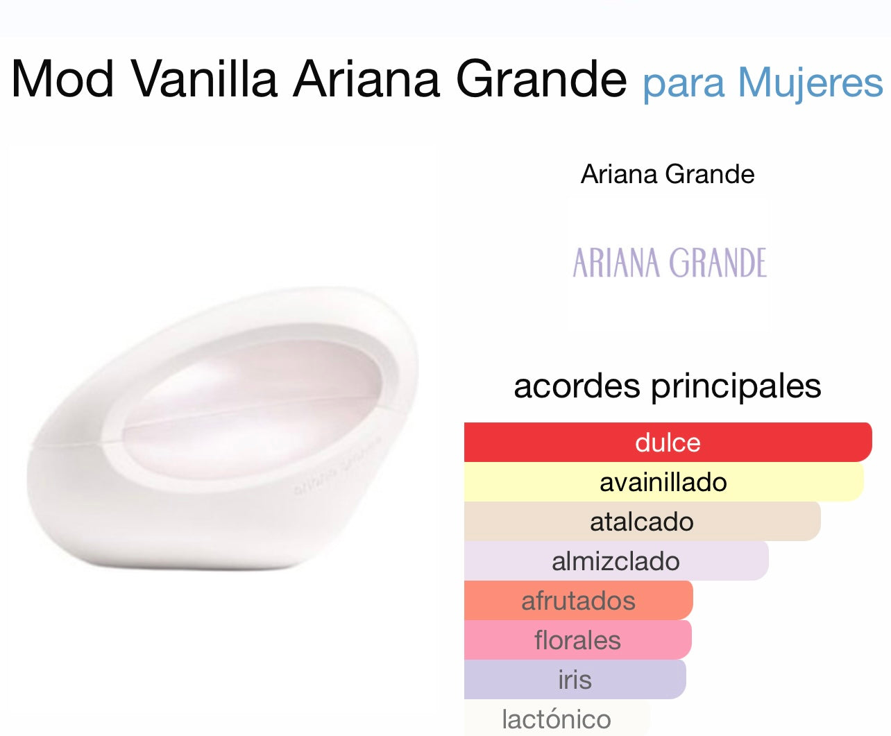 Ariana Grande Mod Vainilla