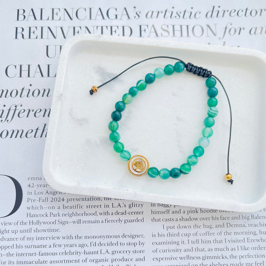 Green Tree Gold Bracelet