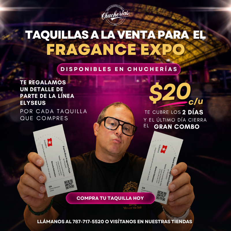 Taquillas para el Fragrance Expo
