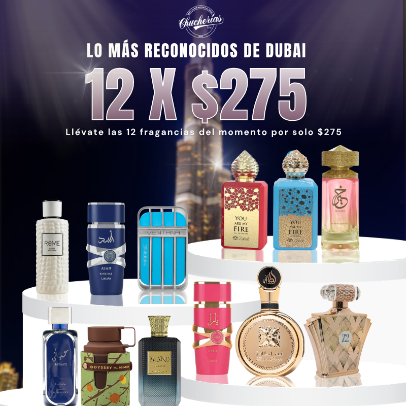 LOS MÁS BUSCADOS EN DUBAI - 12 X $275