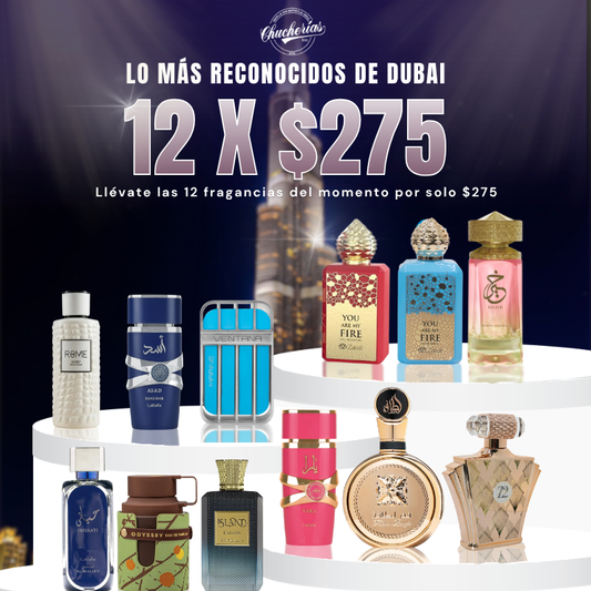 LOS MÁS BUSCADOS EN DUBAI - 12 X $275