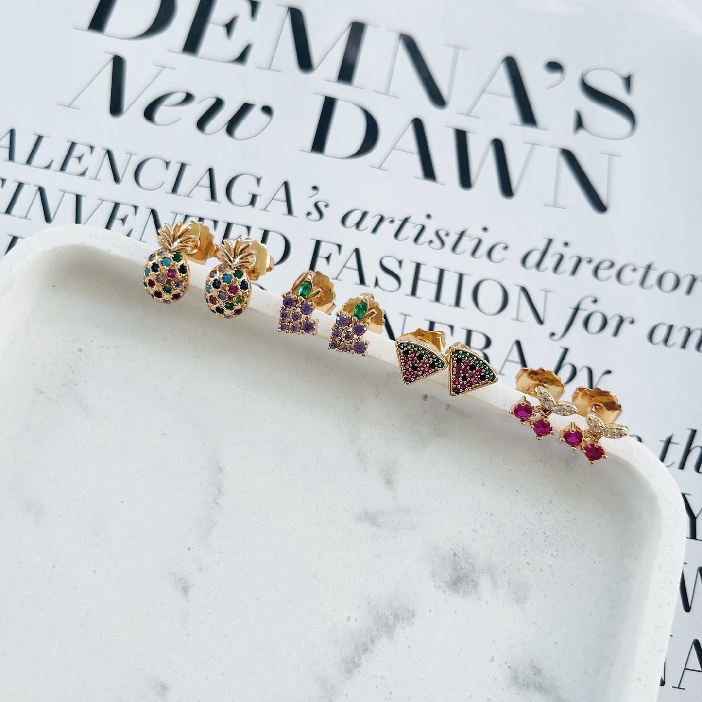 Uva Stud Earring