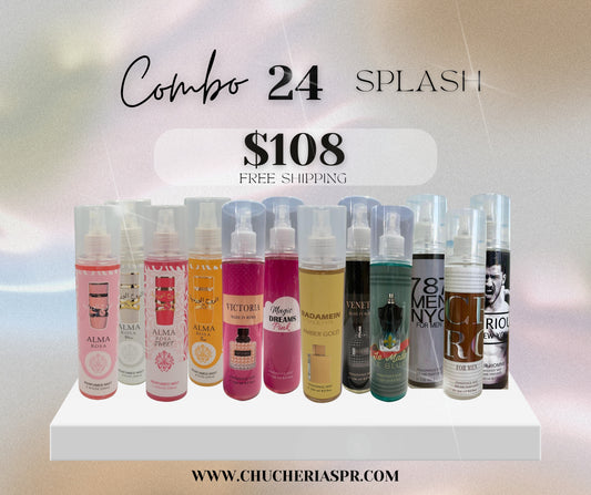 COMBO 24 SPLASH X $108