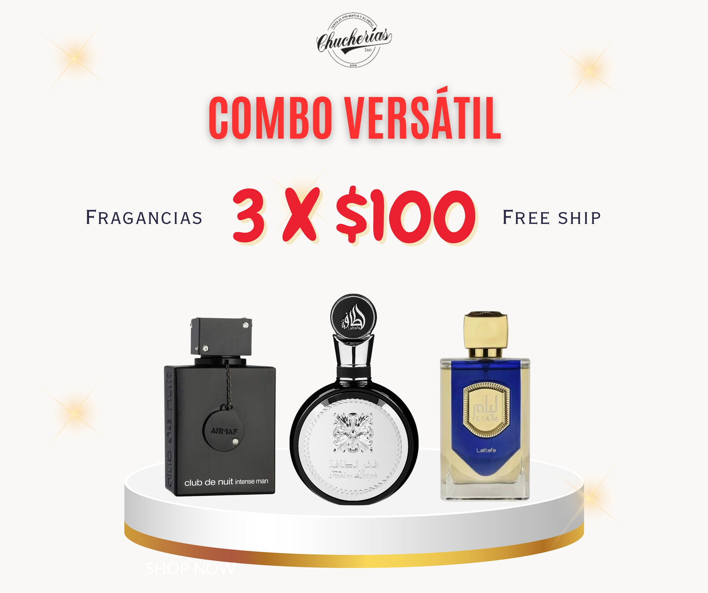 Combo Versátil 3 x $100 !