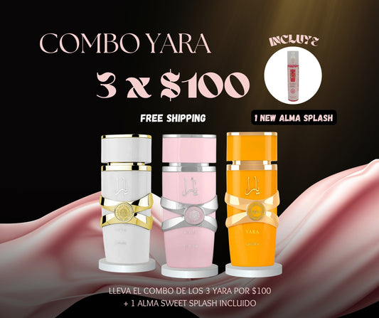 Combo Los Yara 3 x $100