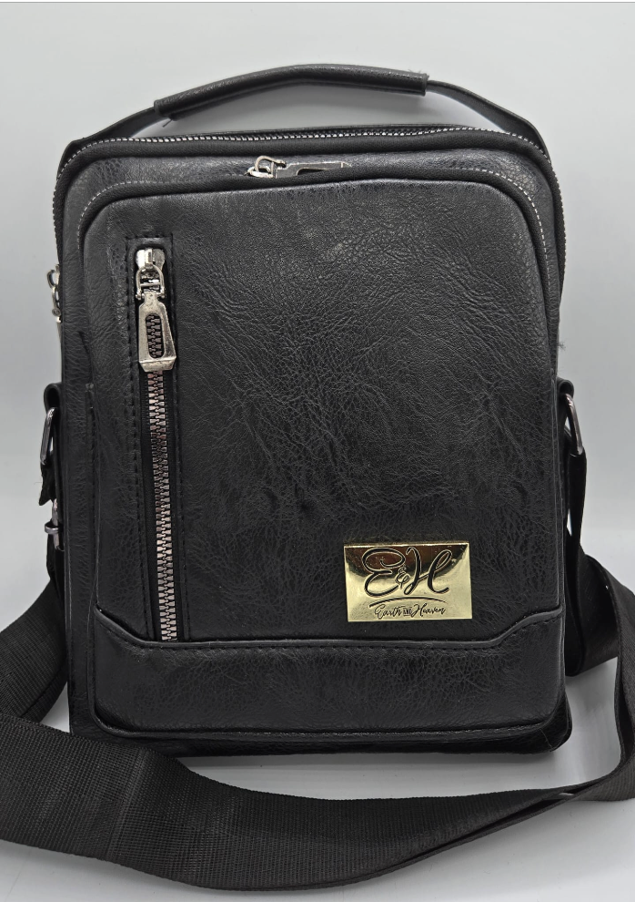 Black Squared Crossbody Bag