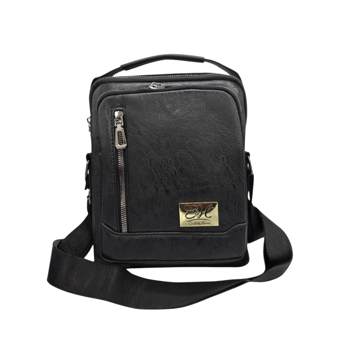 Black Squared Crossbody Bag