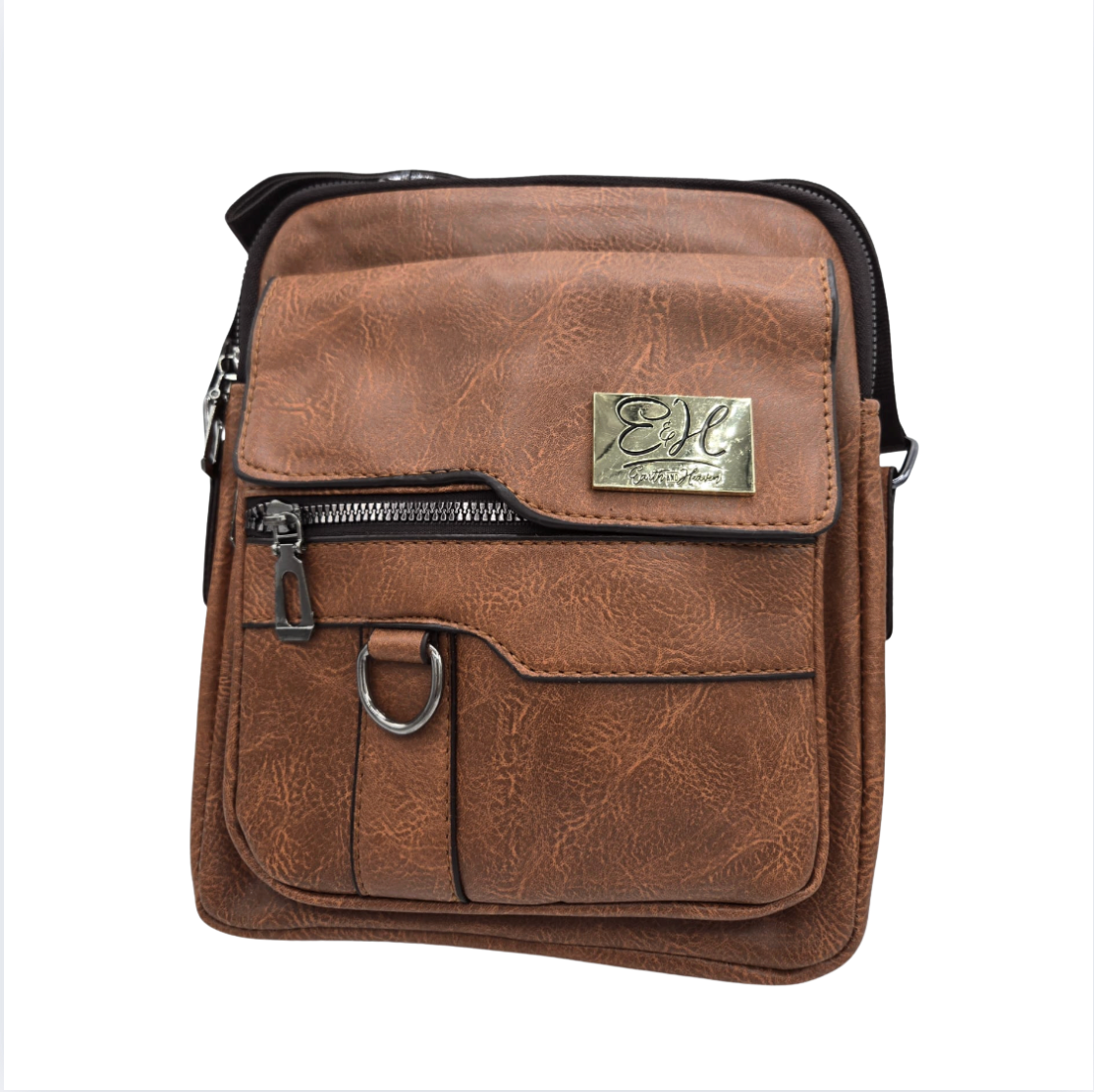 Classic Brown Squared Crossbody bag