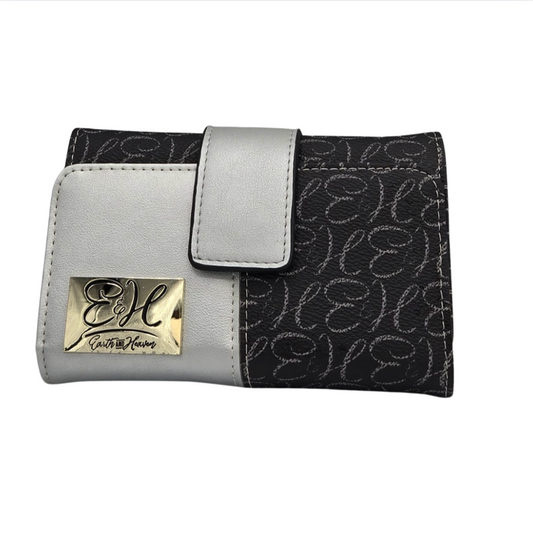 Silver & Black Wallet